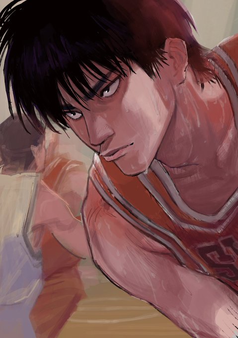 前描いたやつ加筆した #SLAMDUNK 