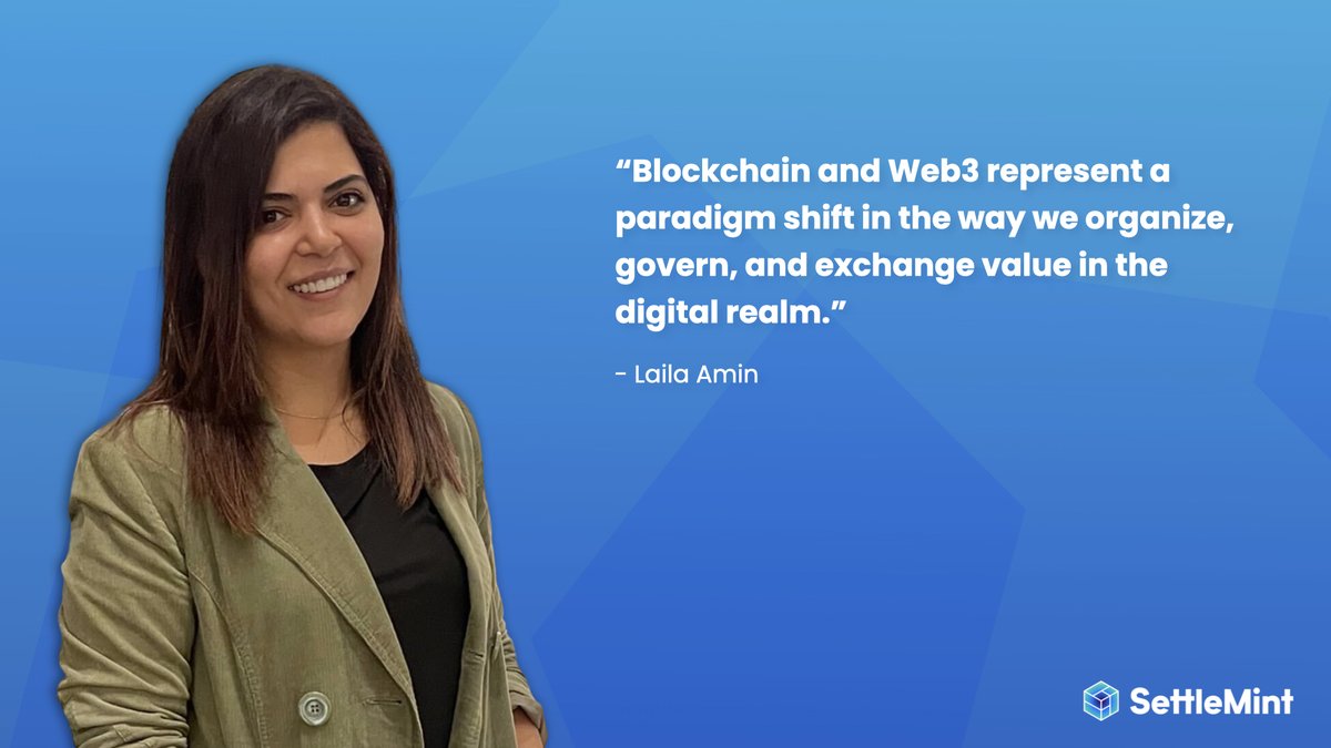 ✨ Join us to welcome Laila Amin, Business Development Manager for the MEA region.

If you're interested in #Web3 technology and working in #blockchain, then check out our #job openings here: hubs.li/Q01ygHYR0

Follow SettleMint and stay up to date with our openings.