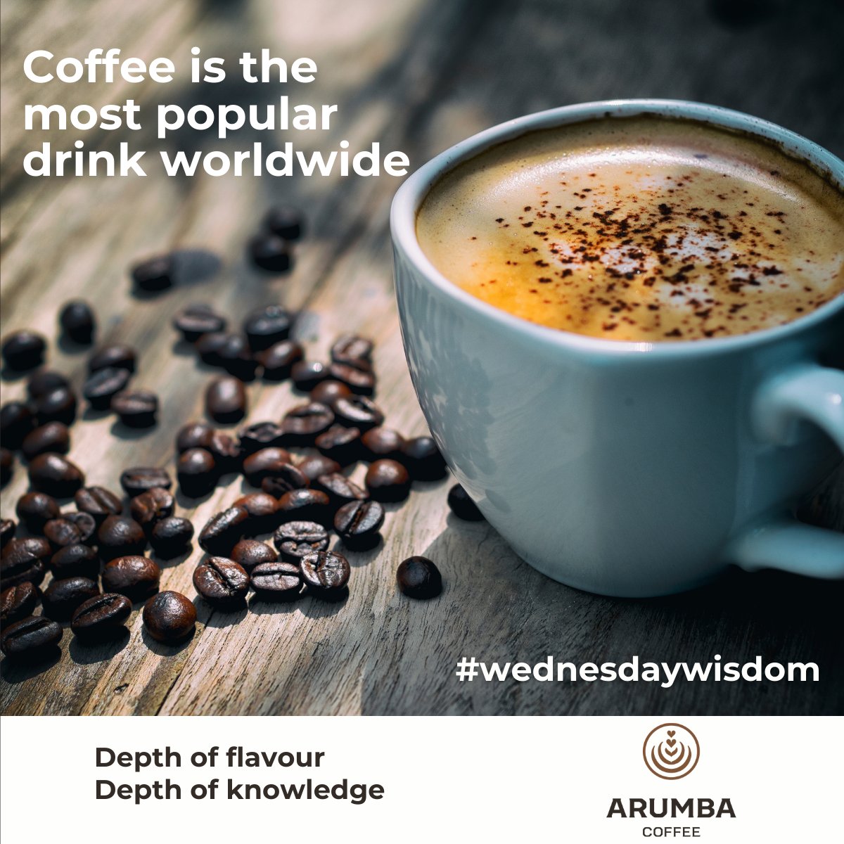 Coffee is the most popular drink worldwide, around two billion cups are consumed every day. 🌎☕

#coffee #drinkcoffee #coffeelover