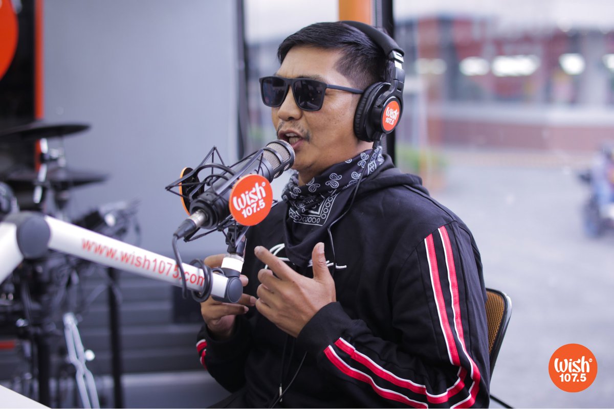 wish1075's tweet photo. Hip-hop group Crazy As Pinoy pumped up today's Roadshow with their Wish Bus rendition of "Panaginip." https://t.co/HOjMOZrkDS
