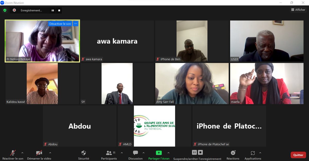 ak_awaa's tweet photo. le Lundi 16 janvier, le Groupe des Amis de l'Alimentation Scolaire au #Senegal  (GAASS) a tenu son assemblée Générale. La rétrospection des actions du GAASS, et des perspectives pour 2023 ont été abordé lors de cette réunion.#alimentationscolaire #education #cantinescolaire https://t.co/Sw0uG59me5