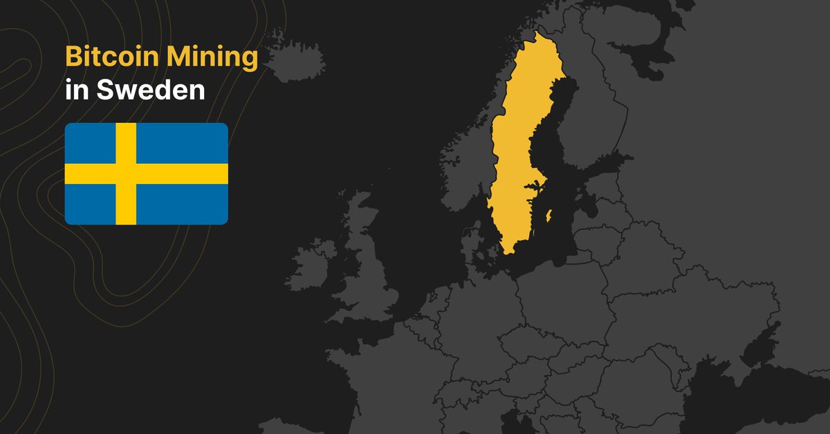 jmellerud's tweet photo. Thanks to its stranded hydropower, Sweden has become one of Europe's last #bitcoin mining refuges. But what else defines the bitcoin mining industry in this Arctic outpost?

Learn in this thread 🧵 https://t.co/skvWDB4BAQ