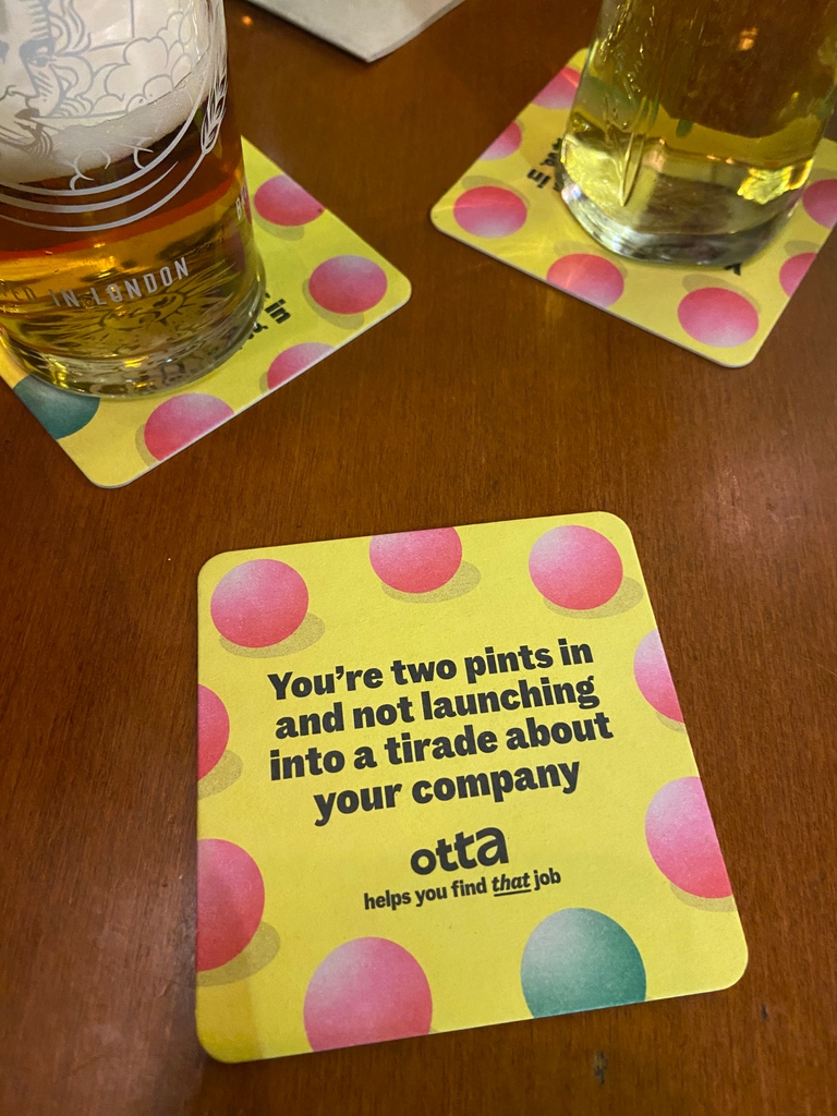 Cheers to the jobs that don't suck.