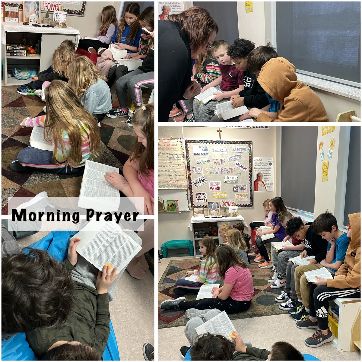 St. JPII Catholic (@stjpiicatholic) on Twitter photo Students bring (and share) their gifted bibles to the circle as they gather together beginning each day in prayer.
♥️
#ecssdPEACE
#Thisisgrade4
<a href="/EvergreenCSSD/">Evergreen Catholic Schools</a> Students bring (and share) their gifted bibles to the circle as they gather together beginning each day in prayer.
♥️
#ecssdPEACE
#Thisisgrade4
<a href="/EvergreenCSSD/">Evergreen Catholic Schools</a>