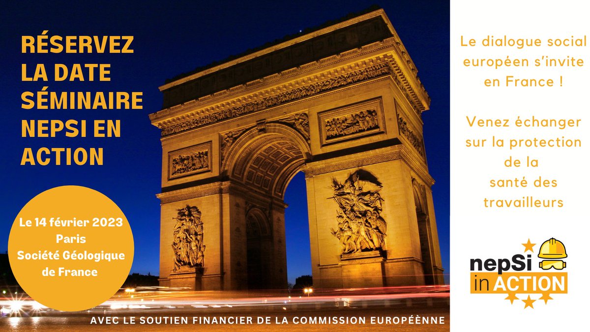 📌 DERNIÈRE INSCRIPTION

⏰ 14 FÉVRIER, SOCIÉTE GÉOLOGIQUE DE FRANCE

👉 Venez participer au lancement du nouveau programme NEPSI EN ACTION axé sur les besoins des PME et de la jeune génération de travailleurs.

Merci de vous inscrire via ➡️ form.jotform.com/230022470155038