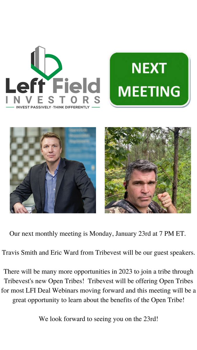 Left Field Investors tweet media