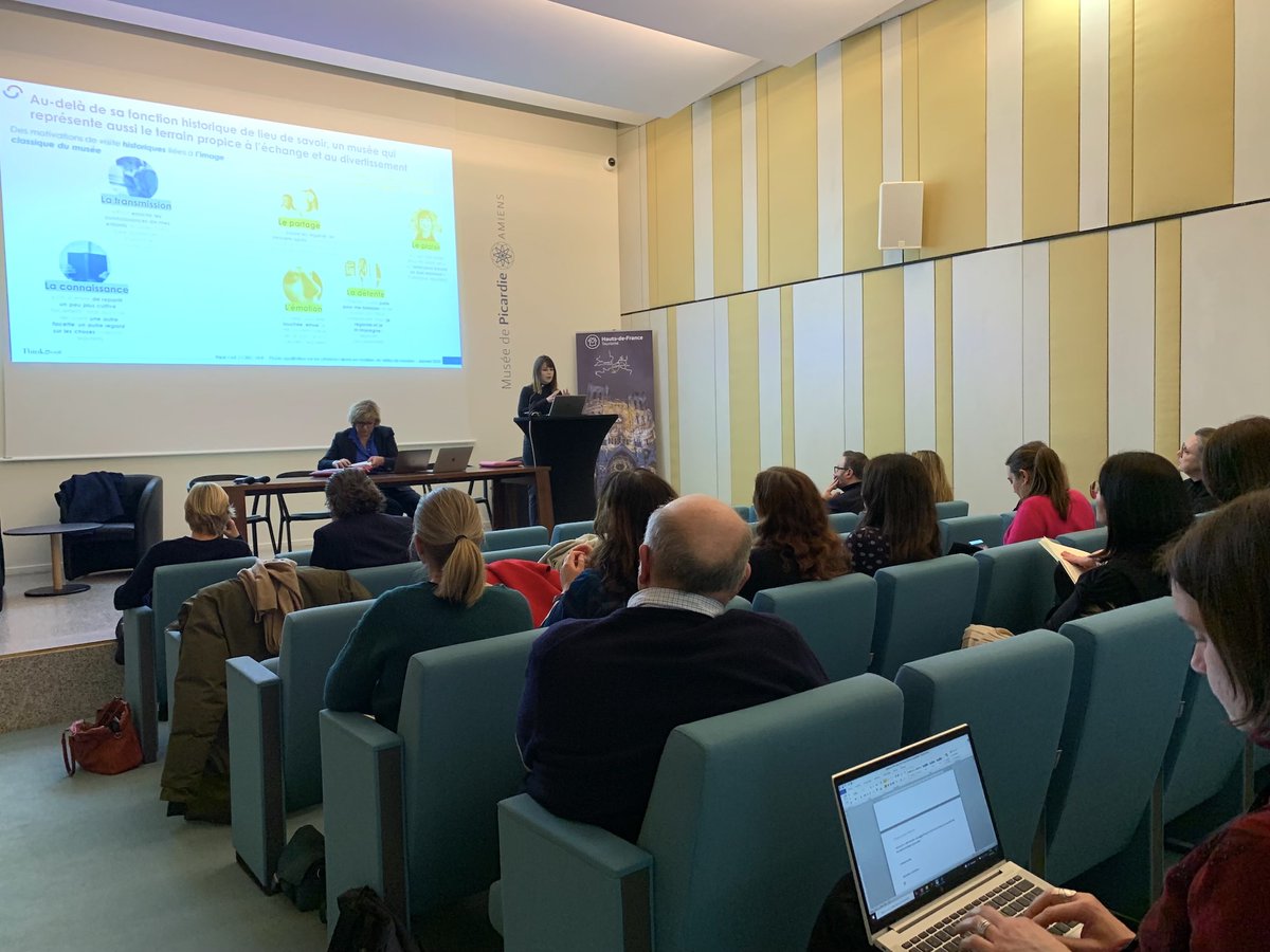 hdftourismepro's tweet photo. Nouvelles motivations, nouvelles attentes des visiteurs de musées, quelle mise en oeuvre opérationnelle… restitution hier au Musée de Picardie d'@AmiensMetropole de l’étude de @ThinkOutParis pour @hdftourismepro @DFasquelle https://t.co/sbgSGToab9