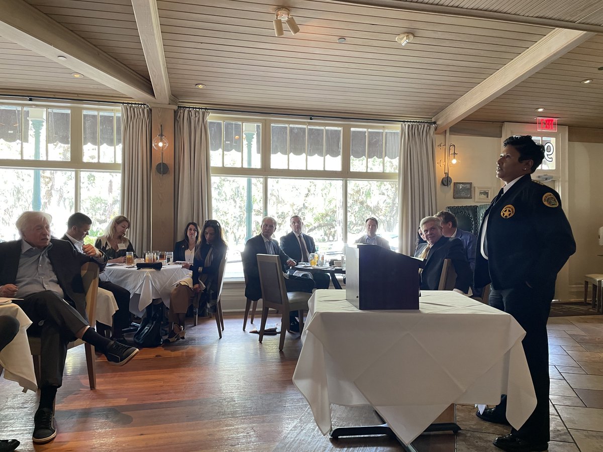 Yesterday, we were honored to have @NOPDChief Woodfork as guest speaker at our monthly board meeting - thank you for your dedication and commitment to making the <a href="/CityOfNOLA/">The City Of New Orleans</a> as safer place for all!