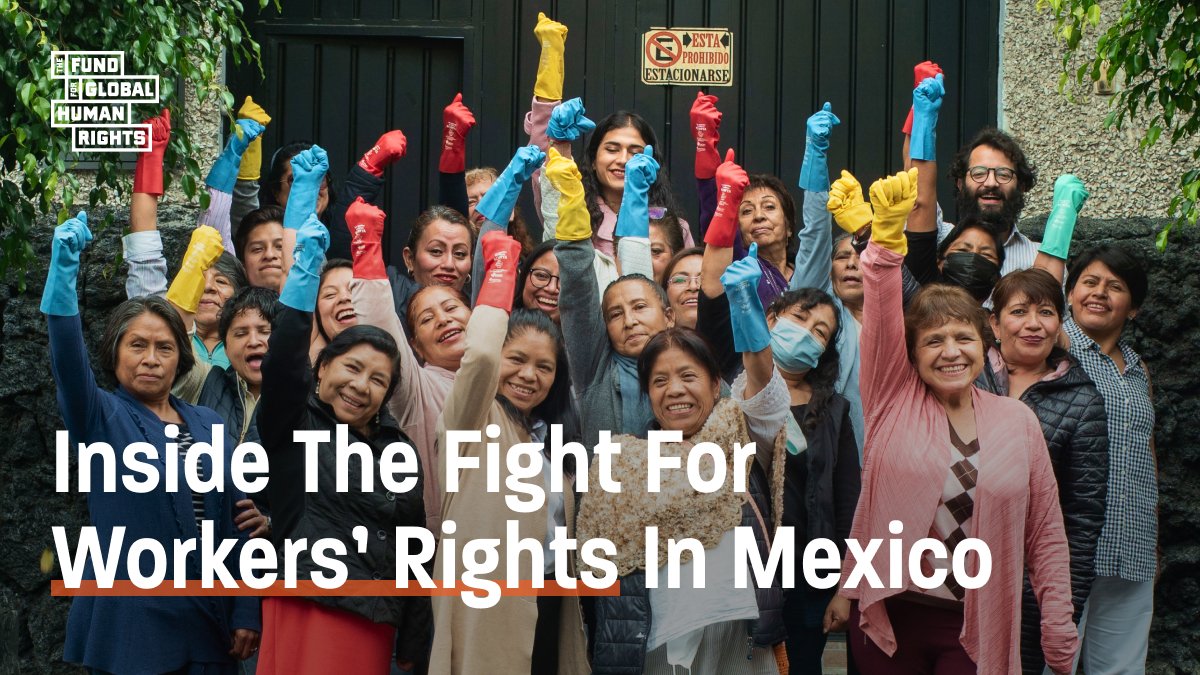 FundHumanRights's tweet image. VIDEO: this is the story of how @CACEHmx took on exploitative bosses and changed the lives of 2.4 million domestic workers. ✊

Watch this inspiring example of solidarity in action: bit.ly/3QMqp3e #workersrights