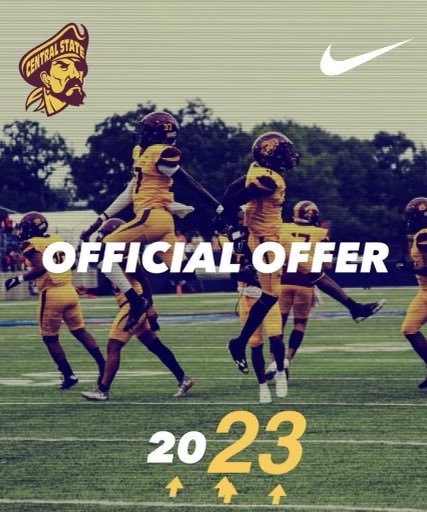 #AGTG Extremely blessed to receive a offer from Central State University! Thank you for the opportunity <a href="/CoachTone18/">Coach Antony Armstrong, MPH</a> <a href="/RisingStars6/">Rising Stars Academy</a> <a href="/S_Warriors_FB/">Eleven Warriors</a>