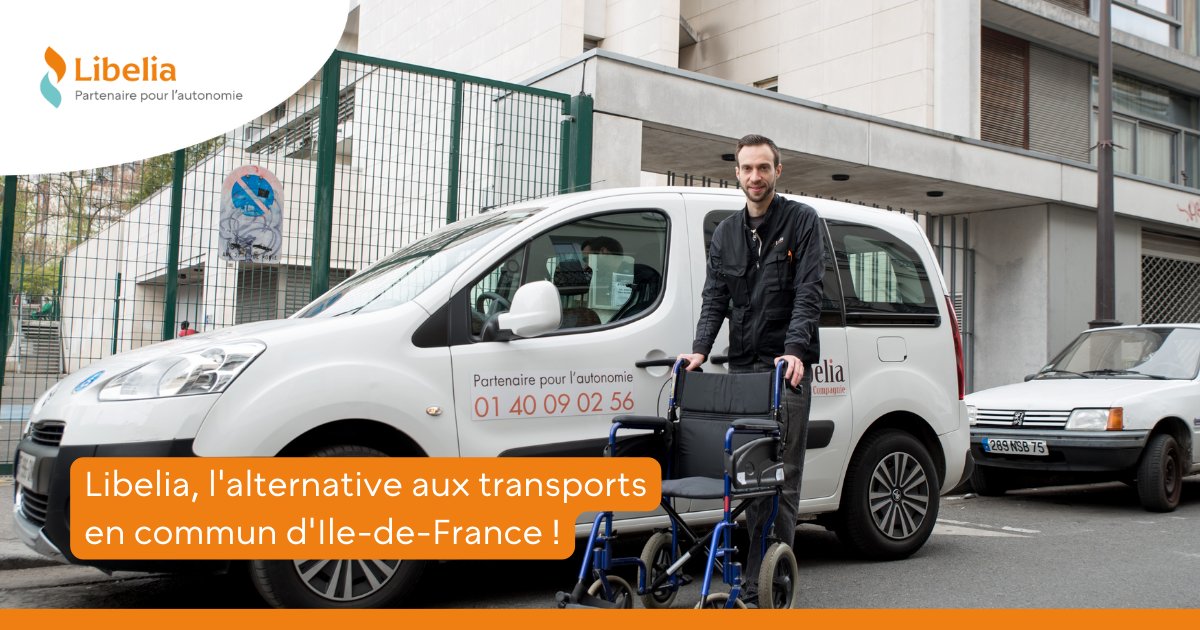 Les difficultés dans les transports en commun Parisien s’intensifient ces derniers mois...

🔎 #Libelia c'est la solution pour compenser ces différents problèmes ! 

Vos proches en perte d'autonomie peuvent continuer à se déplacer sereinement grâce à nos services.
#PersonneAgee