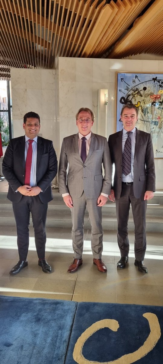 ludovic_pouille's tweet photo. Delighted to welcome Stephane Le Corre, CEO of #SEGULA International and Amroze Adjuward, Chief of Staff, on the occasion of their second visit to Saudi Arabia, where the French engineering group aims to expand its international activities. Welcome!
#FranceKSA 🇸🇦🤝🇫🇷 https://t.co/XcQxKnVxYr