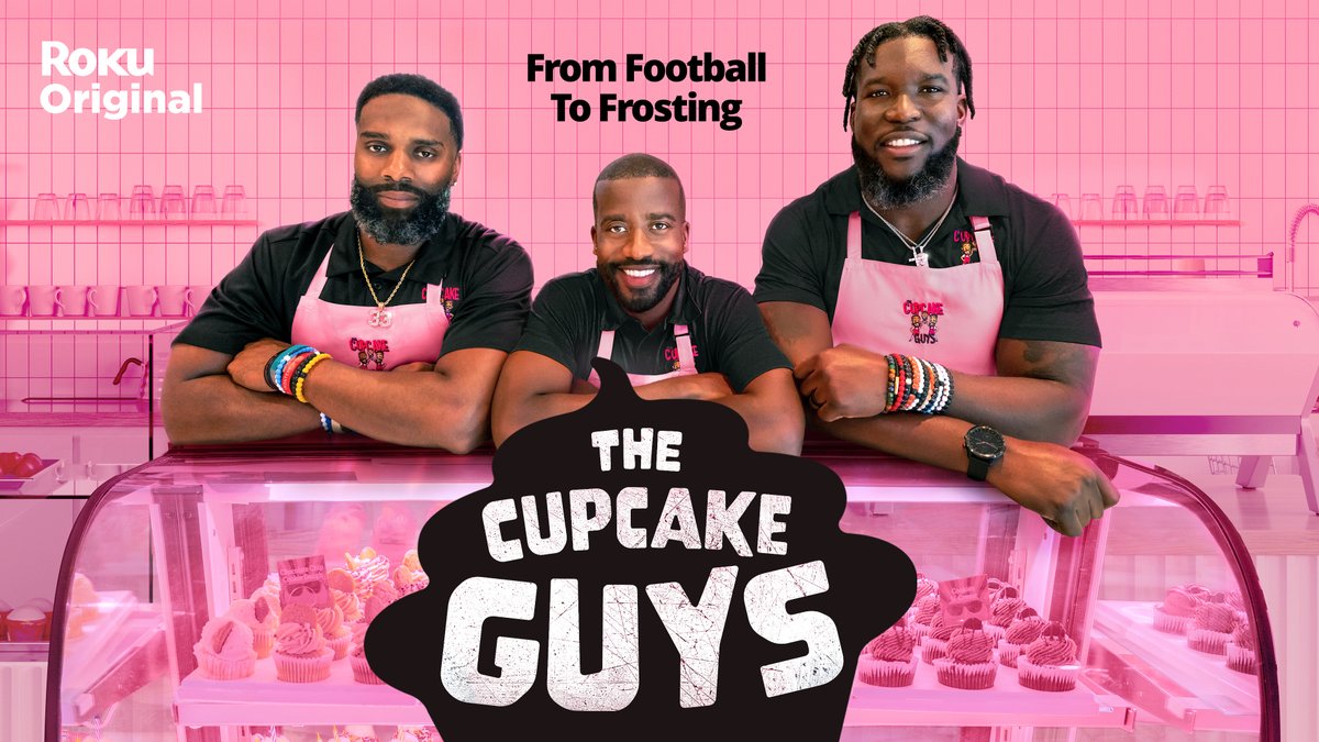 TheRokuChannel's tweet photo. #TheCupcakeGuys are here! To celebrate @MikeGriff33, @rak98 and @BryanHynson's new show, we're giving away:

🧁 20 cupcake kits!

RT and reply with #TheCupcakeGuys for a chance to win. https://t.co/7DAEeTWEJc