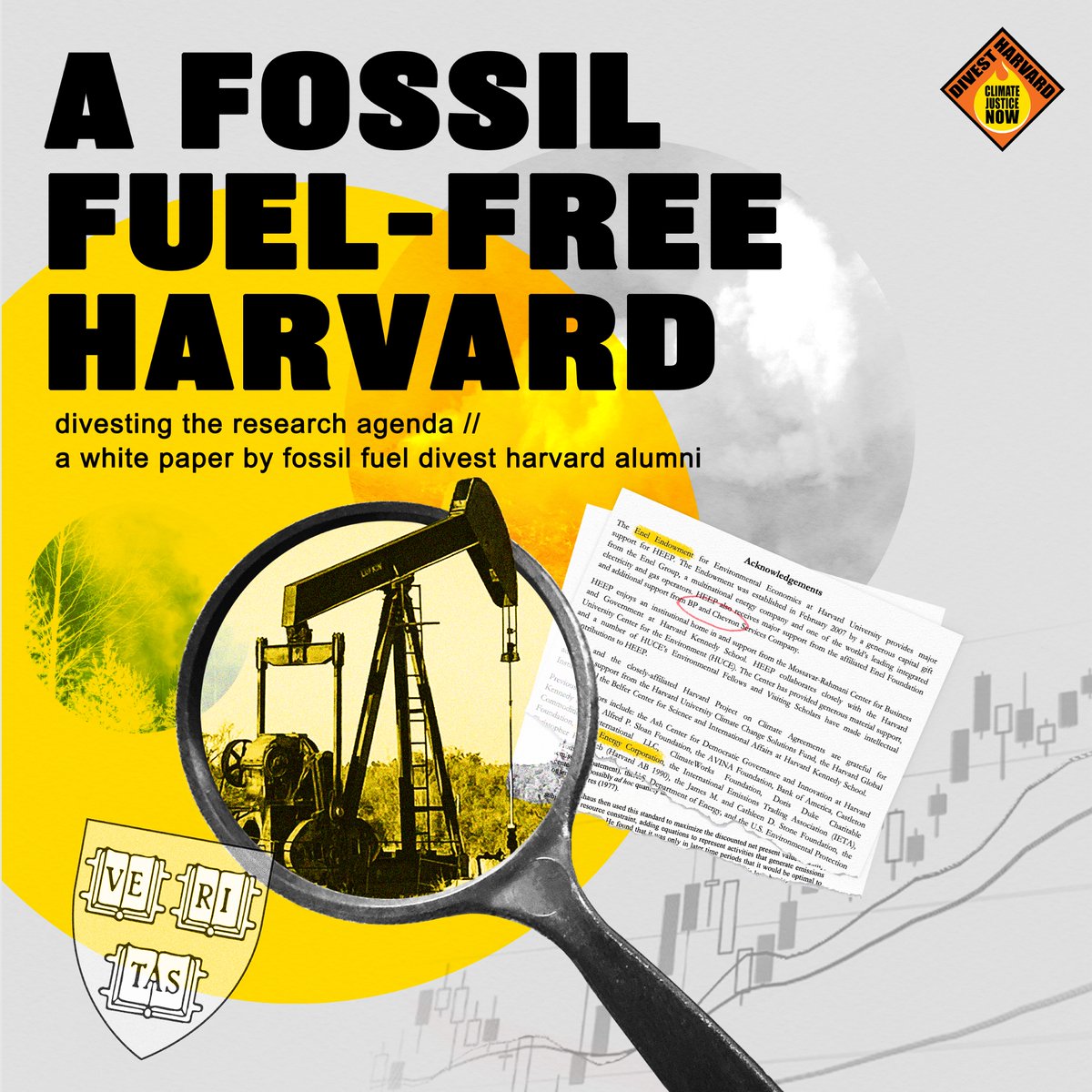 BREAKING: One year after @Harvard’s divestment pledge, FFDH Alumni calls on the university to go further. A new report says H can embody true climate leadership only if it bans fossil fuel-funded research & enforces public disclosure of funding sources. 🧵 divestharvardalumni.com/white-paper/