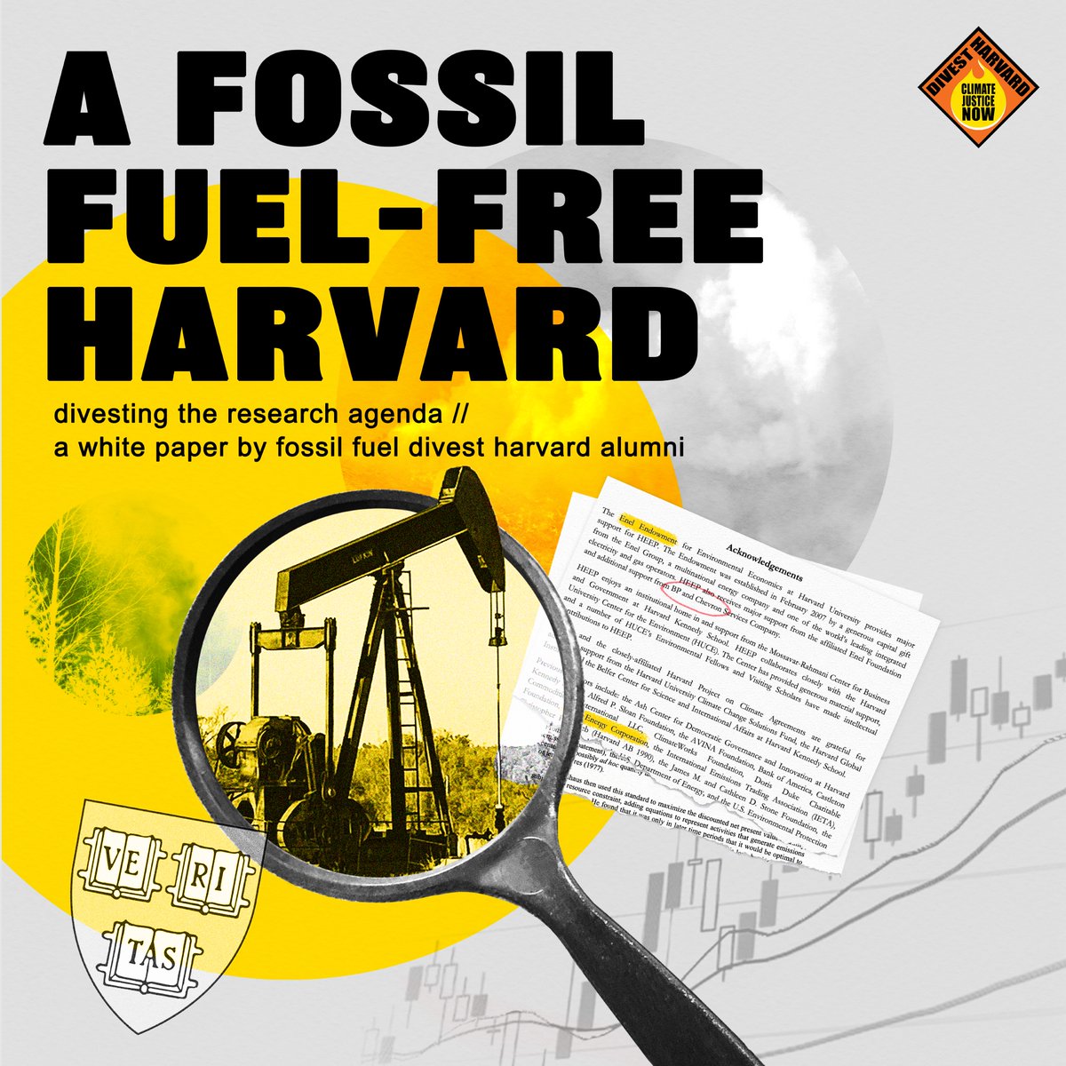BREAKING: One year after <a href="/Harvard/">Harvard University</a>’s divestment pledge, FFDH Alumni calls on the university to go further. A new report says H can embody true climate leadership only if it bans fossil fuel-funded research &amp; enforces public disclosure of funding sources. 🧵 divestharvardalumni.com/white-paper/