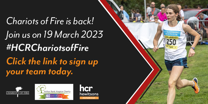 Chariots of Fire (@chariots_fire) on Twitter photo Chariots of Fire is back for 2023! 🔥 Join us on 19 March as we host the race in the heart of #Cambridge and raise essential funds for <a href="/ArthurRankHouse/">Arthur Rank Hospice</a>. If you haven’t entered your team yet there is still time to do so, more information here: ow.ly/NH0H50MsyV0 Chariots of Fire is back for 2023! 🔥 Join us on 19 March as we host the race in the heart of #Cambridge and raise essential funds for <a href="/ArthurRankHouse/">Arthur Rank Hospice</a>. If you haven’t entered your team yet there is still time to do so, more information here: ow.ly/NH0H50MsyV0