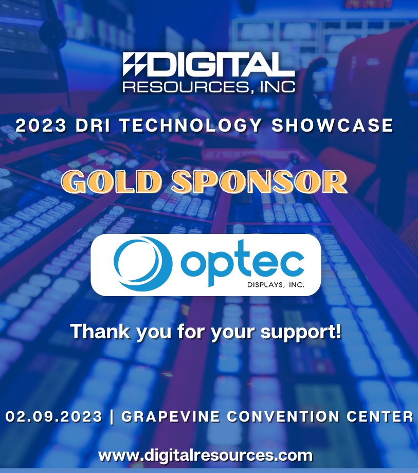digiknowdri's tweet image. Introducing more of our 2023 DRI Technology Showcase GOLD 🏆 Sponsorships! ⁠
⁠
We can&apos;t wait to see everyone at our Showcase at the Grapevine Convention Center on February 09, 2023 ⁠
⁠
#technologyshowcase #grapevinetx #grapevine #conventioncenter #digiknowdri