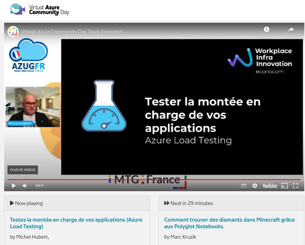 aymericw's tweet image. Et maintenant #loadtesting sur #Azure au #vacd #france avec la session de @michelhubert #continoustesting #devops