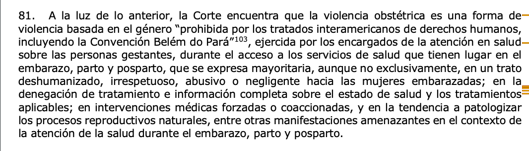 the_parrotgirl's tweet photo. Buenos y feministas días! 💚 La @CorteIDH acaba de notificar la sentencia del caso Britez Arce y otros Vs. Argentina en la que reconoció, por primera vez en un caso contencioso, que la violencia obstétrica es una forma de violencia contra mujeres y personas gestantes. https://t.co/4FsZR64AiP