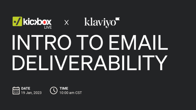Tonya_Delivers's tweet photo. Email has the potential to be one of the most effective marketing channels for your company—but only if you reach the inbox. Tune in to @kickbox x @Klaviyo's Intro to Deliverability webinar this Thursday, featuring our very own @Tonya_Delivers! https://t.co/Prf2ruATWx https://t.co/gcI5z5TKXw