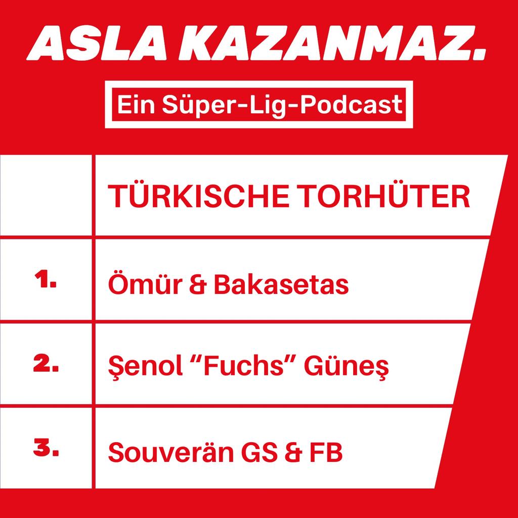 NEVER WIN Türkei Edition 

Wir reden über schlechte Torhüter, jammern wieder über Ardas Einsatzzeiten, reden viel über Anadolu Teams und besprechen auch sonst die 4 großen Teams

Teilt die Folge gerne mit allen, die türkischen Fußball verfolgen 

Link in der reply