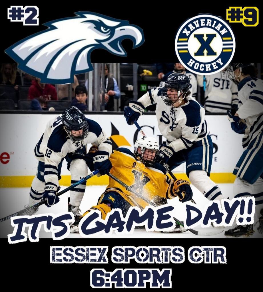 Another Catholic Conference Clash as the #2 Eagles host #9 Xaverian @EssexSportsCTR at 6:40p #RollEags #RoadToTheGarden @sjpathletics @TheNestSJP @MassNZ @HNIBonline @T_Mulherin