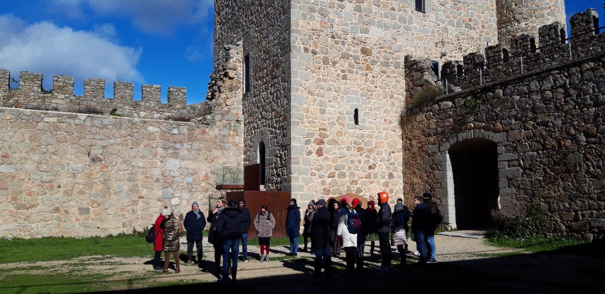 Tour4SME's tweet photo. 🚨 Dream job alert: Thanks to @ITCCANARIAS, our SMEs pursued their training through fun activities: Wine tasting 🍷 in the ecological winery Tierra Calma, and a visit of Castillo de la Coracera 🏰. 
Starting this afternoon, SMEs will be given access to @fitur_madrid https://t.co/doJMwFEHAA