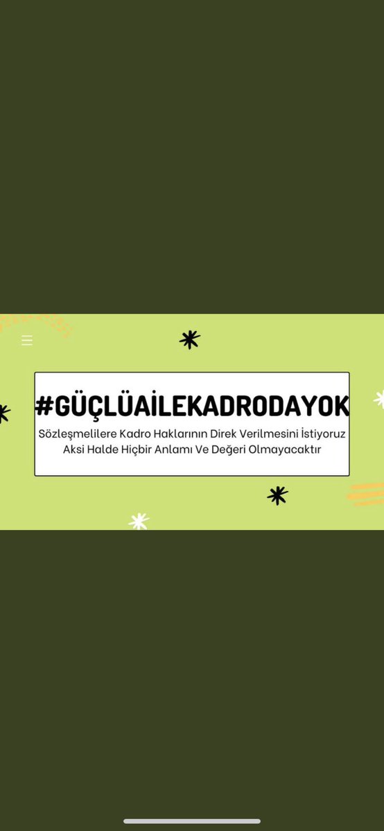 Milletin vekilleri milletin öğretmenlerine kulaklarını tıkamış bildiklerini okuyorlar.
Sesimizi duyun artık 
@NumanKurtulmus
@selvacam
@ceydaerenler
@SemihaEkinci58
@MustafaCanbey
@eyupozsoymv
@recepozel32
@alicumhurtaskin
@AtillaOdunc16
#GüçlüAileKadrodaYok