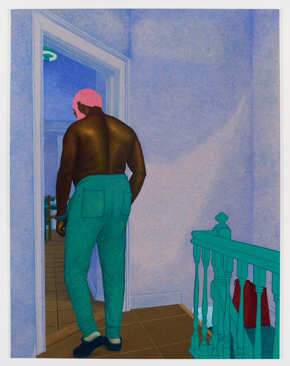 You Were Falling in Love and I Was Falling Apart (I Guess It Ain’t No Right Way To Say Goodbye Again), 2022, Acrylic, Oil, &amp; Glitter on Canvas, 79x103 in
•••
On view at <a href="/FOGFair/">FOG Design+Art</a> San Francisco, January 19-22 Booth 304 with <a href="/LehmannMaupin/">Lehmann Maupin</a> 
•••
#arcmanoroniles #lehmannmaupin