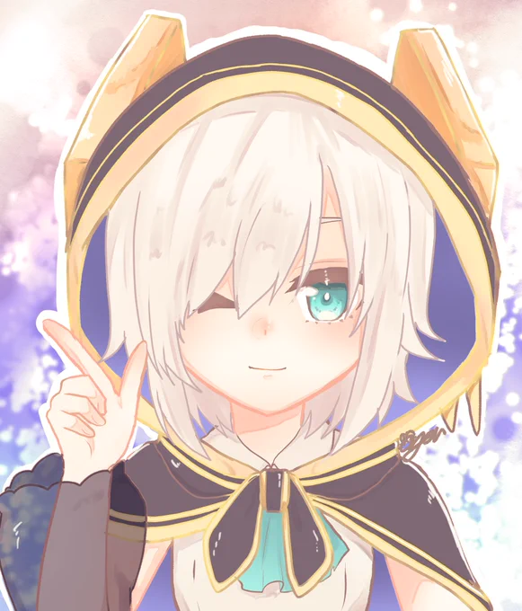 シルエットがもうかわいい……すき… #マル描いてちょんっ 