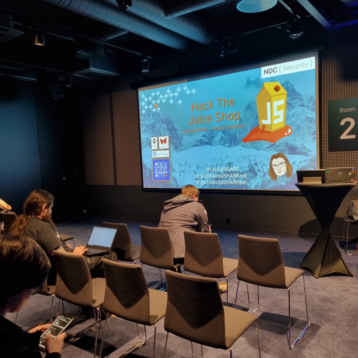 Soon time to start 😳 #NDCSecurity