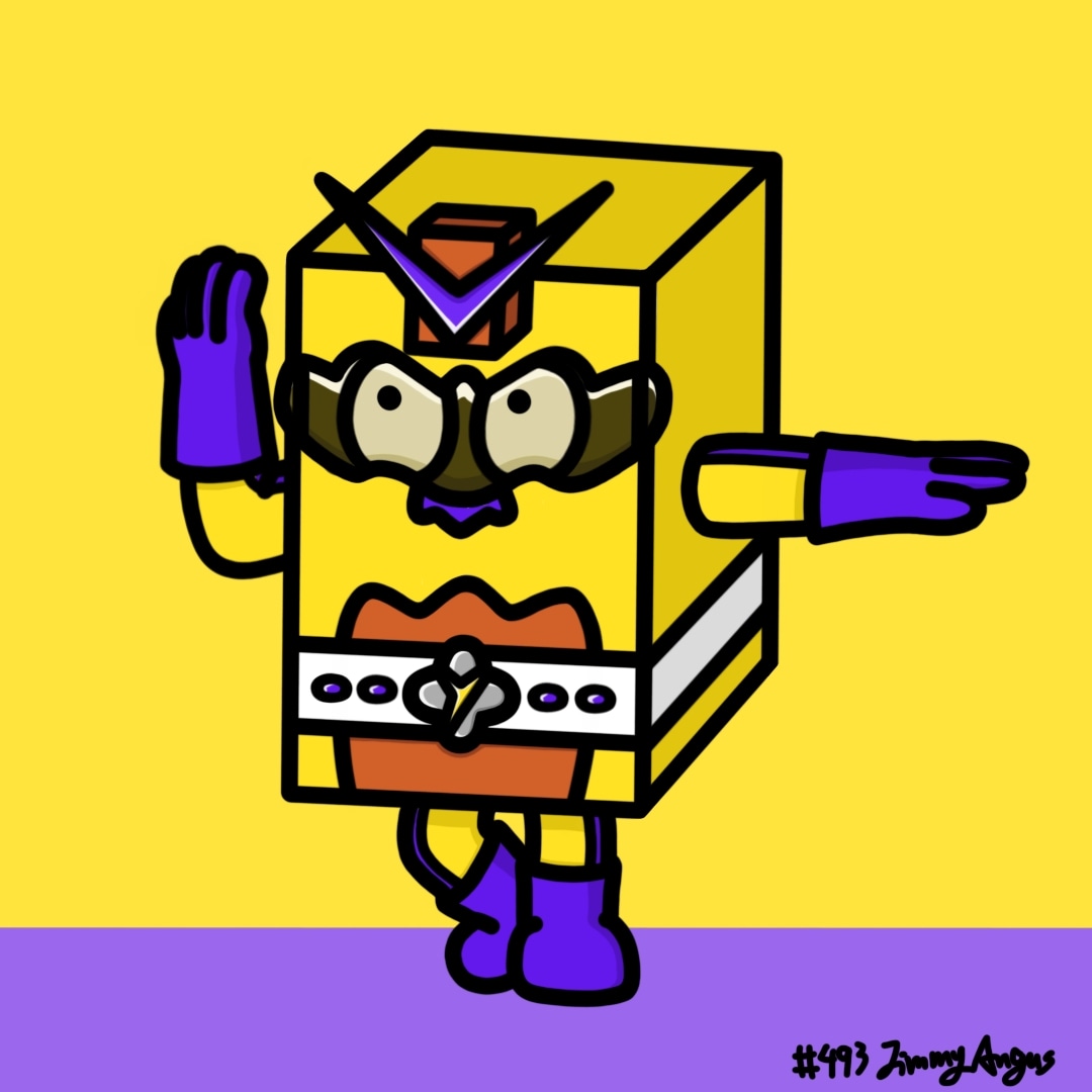 Brick man #493
#designer #brickman #originalcharacter #nft #nftart #nftcommunity #nftartist #nfts #nftcollectors #nftartwork #nftcollectibles #nftdrop #opensea #openseanft #illustration #characterdesign #supersentai #rangers #yellow