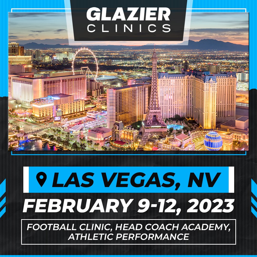 I will be presenting at <a href="/GlazierClinics/">Glazier Clinics</a> in Vegas, February 10th! Come see how <a href="/SFLoboFball/">SNOWFLAKE LOBO FOOTBALL</a> does things! Everyone does things little different, and I’m excited for the opportunity to talk about lobo football! #fridayafternoonsession #comehangwiththecrew