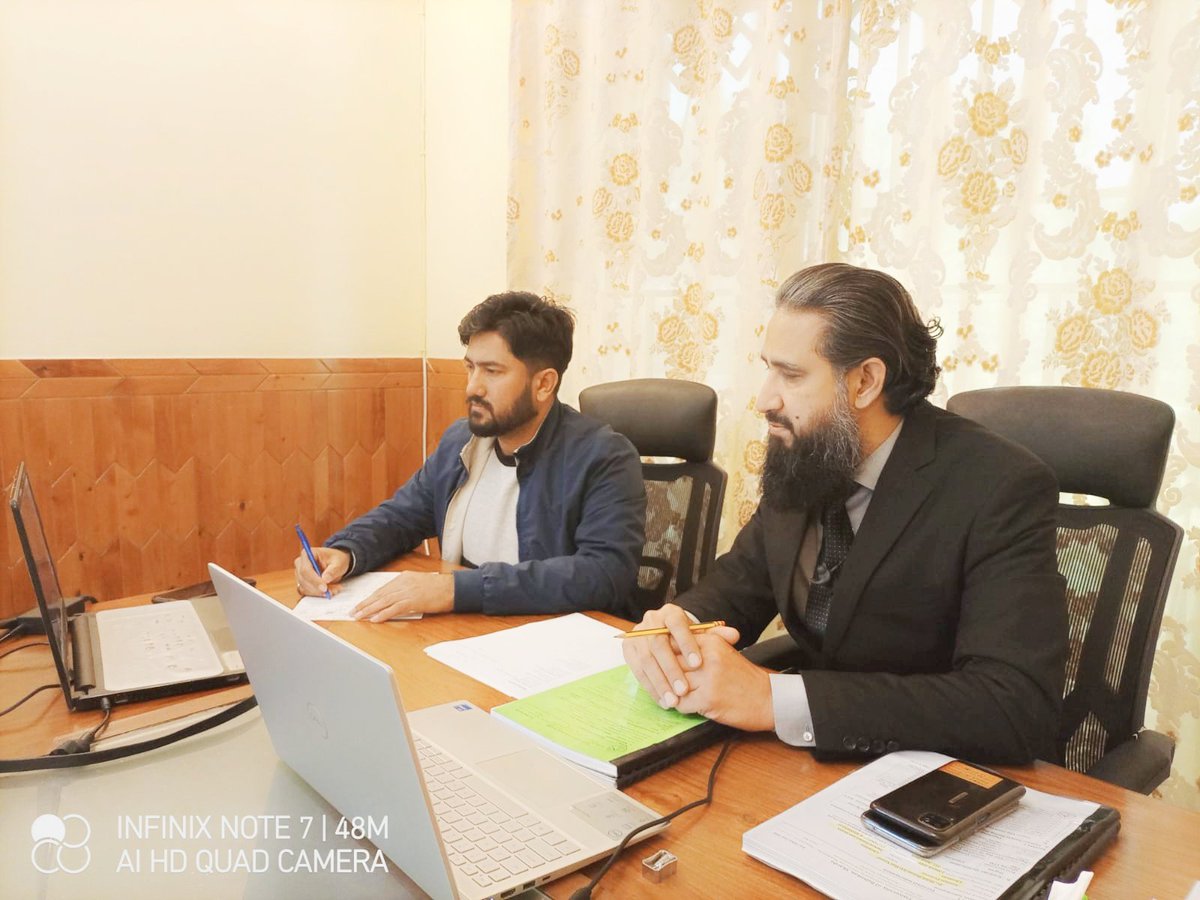 AttaradDr's tweet photo. DTRC meeting of the remaining 2 departments was held at Camp Office Islamabad. Subject experts from various universities across the country participated in an online video call/meeting.
#dtrc #uobs #hec #TTS #faculty #midterm #Evaluation https://t.co/dT4RCgWoHj https://t.co/AFV0bAIbb9