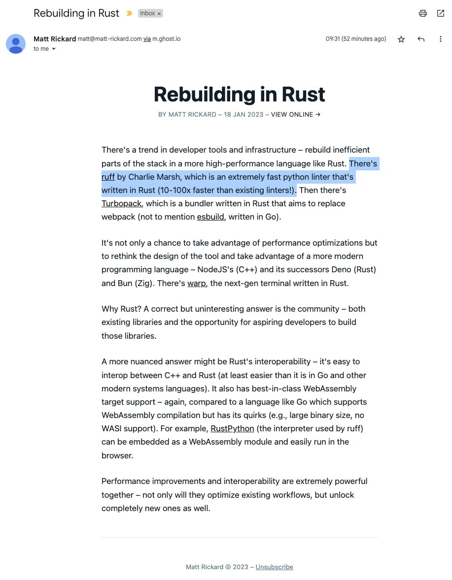 Woah, Ruff shoutout in the latest @mattrickard!

matt-rickard.com/rebuilding-in-…