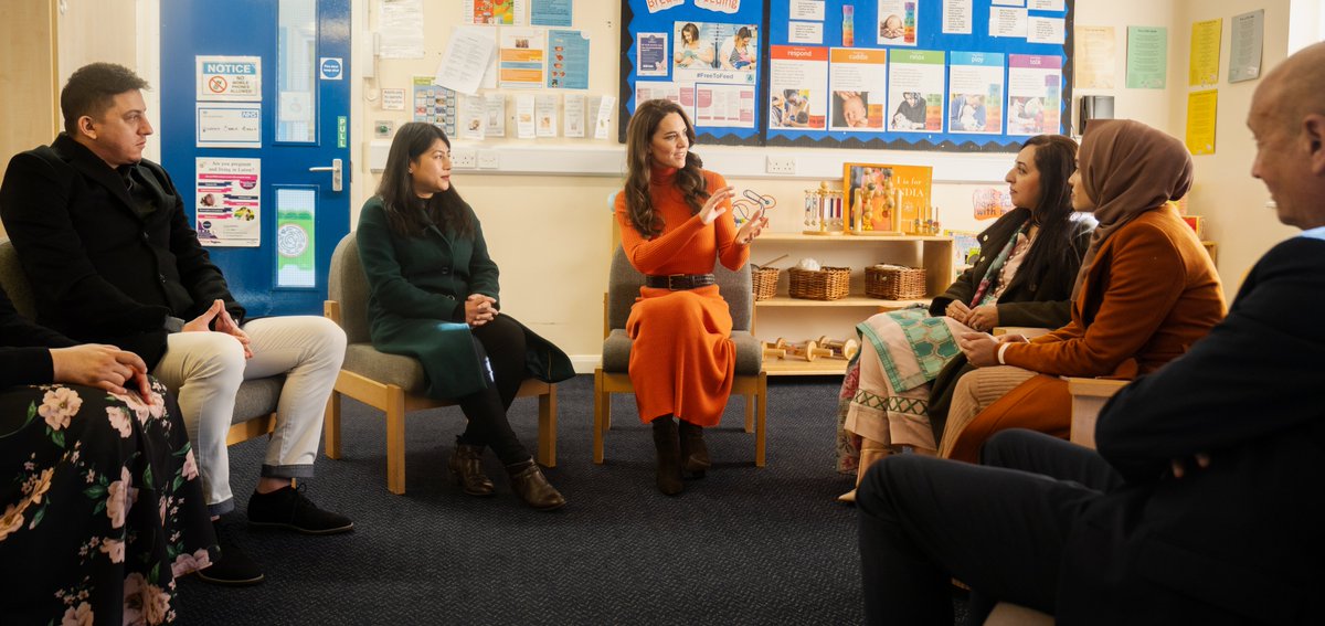 EYAlliance's tweet photo. We were absolutely delighted to welcome The Princess of Wales to Foxcubs Nursery, an outstanding-rated Alliance setting in Luton, this morning as part of her ongoing work to raise awareness of the importance of the early years (1/2) @KensingtonRoyal #WeAreEducators https://t.co/hccRCFseCo