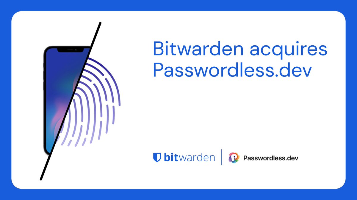 Passwordless․dev enables developers to build passwordless experiences in minutes. Learn more about the recent acquisition and what it means for enterprise #passwordless transformation: btwrdn.com/3WjawCJ