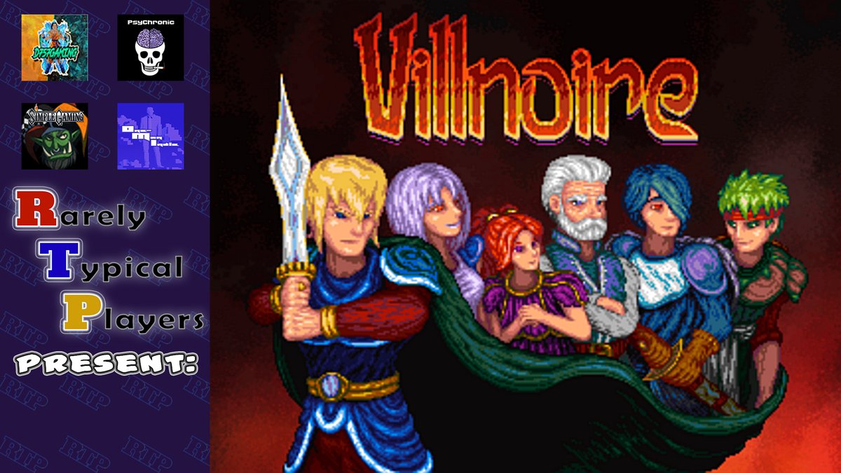 OneManIndie2020's tweet photo. @d757g, @SGHarlekin, @PsychronicGames and me discuss Villnoire by @LittleWingGuy for the RTP Podcast today @ 2PM EST.

https://t.co/9n6P5vesnL

#indiegamedev #indiedev #gamedev #indiegames #gamedesign #rpg #RPGMaker #RPGツクール #jrpg #pixelart #rpgmaker2k3 #32bit #snestalgia https://t.co/0G9vYzlh3Y