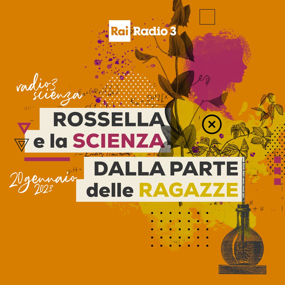 20 gennaio 2023. Una giornata speciale per festeggiare i 20 anni di Radio3 Scienza e ricordare Rossella Panarese insieme a Elena Cattaneo, Maria Chiara Carrozza, Samantha Cristoforetti, Daniela Mapelli, Lucia Votano, Ilaria Capua, Licia Troisi, Amalia Ercoli-Finzi, Elisa Palazzi.