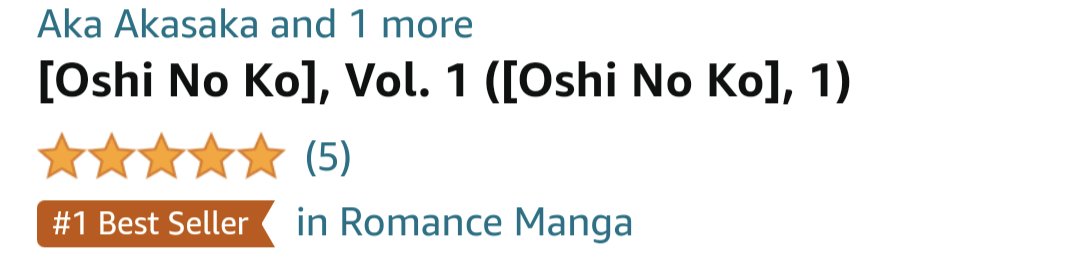 Reaver_Parable's tweet photo. @Oshinoko_info #1 best seller in romance LOL https://t.co/5hTkwRYpRE
