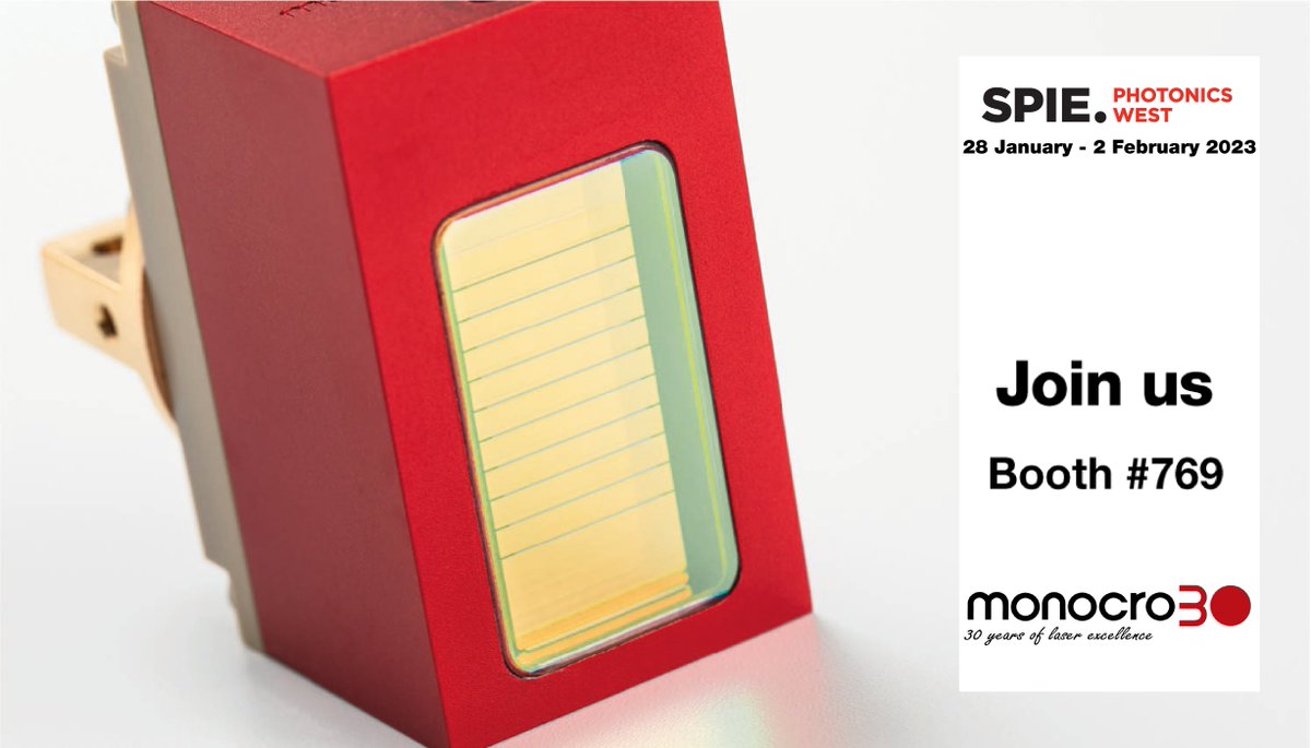It´s time to meet again!
In only 10 days our team will be @Photonicswest!

Book a meeting here ow.ly/i4Zf50Mu0Fx 

See you soon!
#monocrom #SPIE #exhibition #smile #lasertechnology #PhotonicsWest #SPIEBiOS