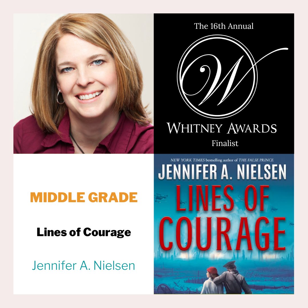 We're excited to announce that Jennifer A. Nielsen is a finalist of the 16th annual Whitney Awards in the Middle-Grade category. Congratulations!