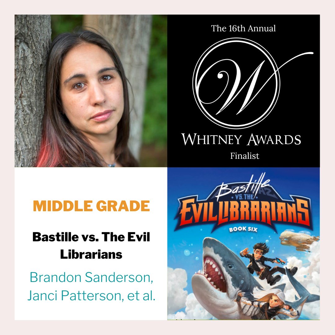 We're excited to announce that Janci Patterson is a finalist of the 16th annual Whitney Awards in the Middle-Grade category. Congratulations!