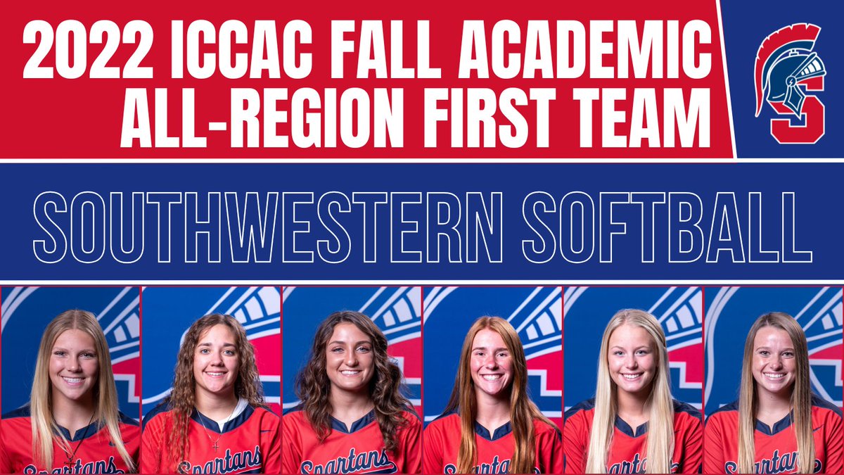 🤯 WOW! 11 Southwestern softball players were named Fall Academic All-Region First Team! Please give your Spartan's a big shoutout on their amazing accomplishment as STUDENT Athletes! 👏#SpartyUp