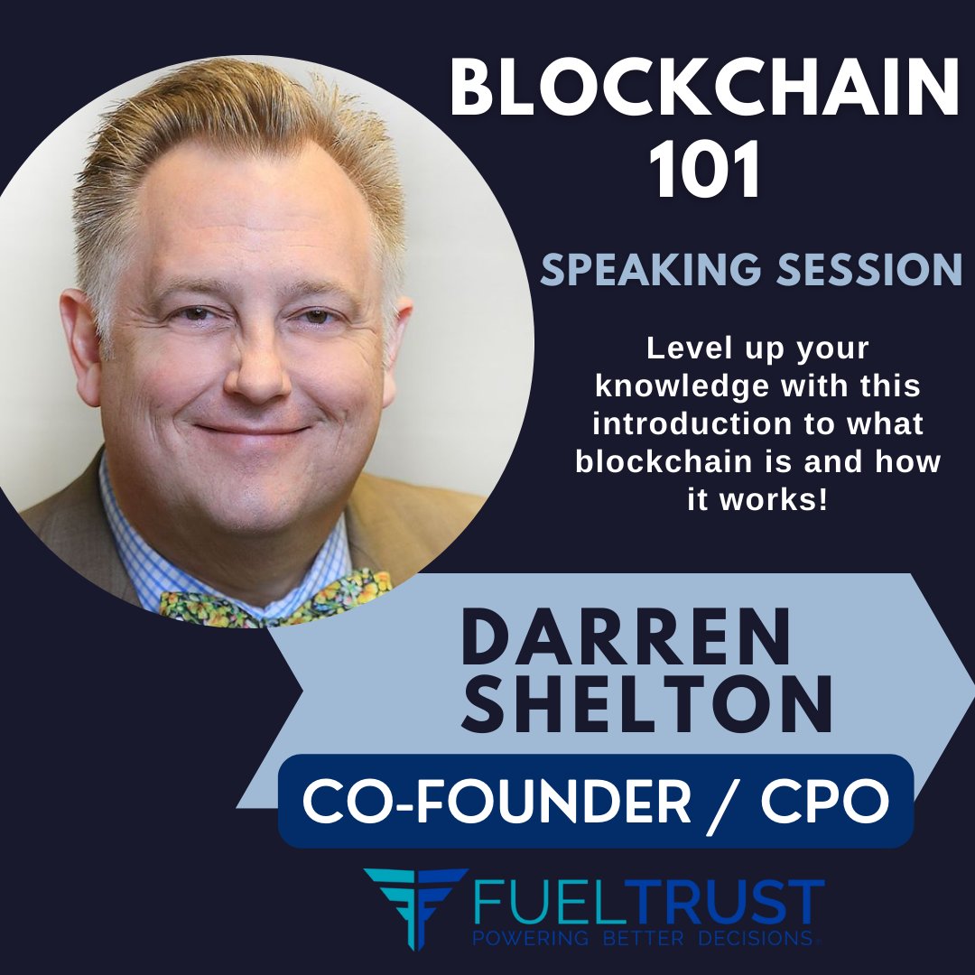 Excited to announce our first speaker for our upcoming tech conference! Darren Shelton, Co-Founder/CPO, will be giving a presentation on Blockchain 101. Learn the basics and potential impact of this revolutionary technology from one of the best in the biz. blockparty2023.netlify.app