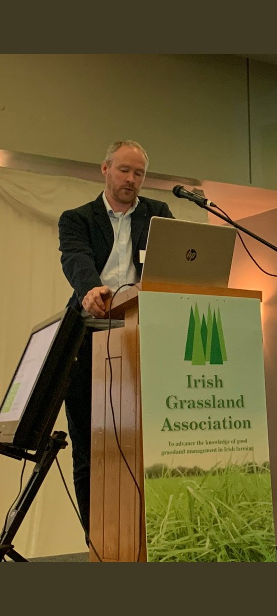 Another Jan, Another excellent IGA dairy conference!
Thanks to all the <a href="/IrishGrassland/">Irish Grassland Association CLG (IGA)</a> organisers, speakers &amp; particularly the 3 top-class farmers.
#nue #AgTech #EnergyEfficiency and #Nitrates were 4 of the key topics covered.
#igadairy
🐄 ☘️