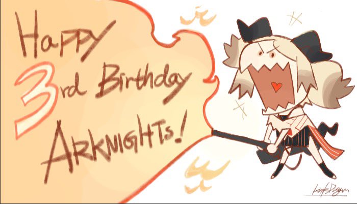 HAPPY 3RD BIRTHDAY TO ALL DOCTORS (SCREAMING)!!!
#Arknights3rdAnniv #Messageinabottle #Arknights