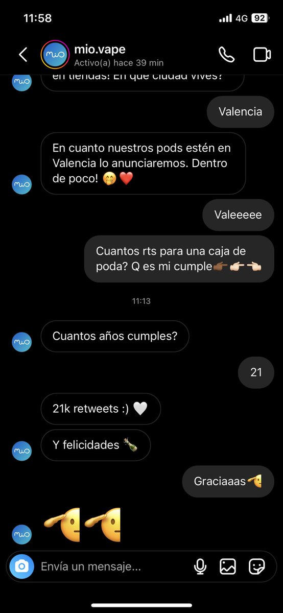 ElKoKa18's tweet photo. Si llego a 21k de rts los chicos de mio vale me envían un pack de pods por mi cumple, se q es difícil pero por intentarlo no pierdo nada https://t.co/YMVKsrn3Ab