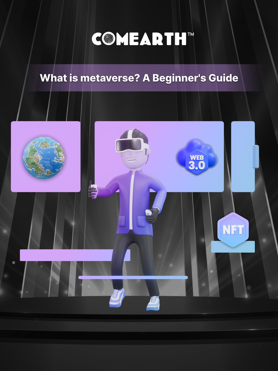 ComearthHQ's tweet image. Excited to dive into the #metaverse? 

Check out #Comearth, a decentralized #virtualworld utilizing #blockchain technology for a shared &amp;amp; persistent #virtualreality experience. 

Users can own &amp;amp; monetize virtual assets &amp;amp; experiences. 
Read more comearth.ly/mbg

#web3