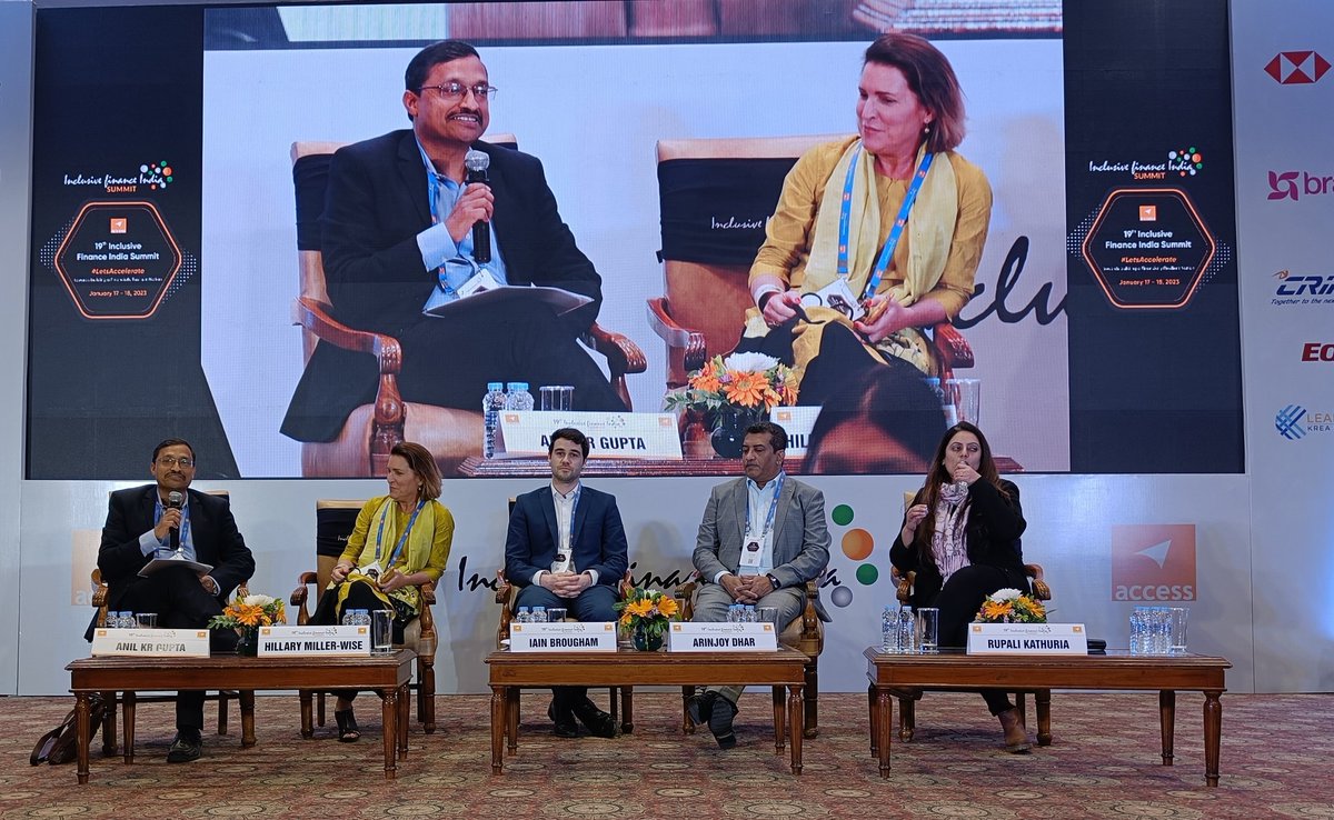 ACCESSDevelopm3's tweet photo. Last and final Plenary of the Summit is now on! 

 Plenary 4 "Digital Financial Inclusion – Lessons from Indian &amp; Global Breakthroughs" deliberates on the role of technology to drive inclusion in the financial markets

#IFI2022 #LetsAccelerate https://t.co/3BWqUABM4k